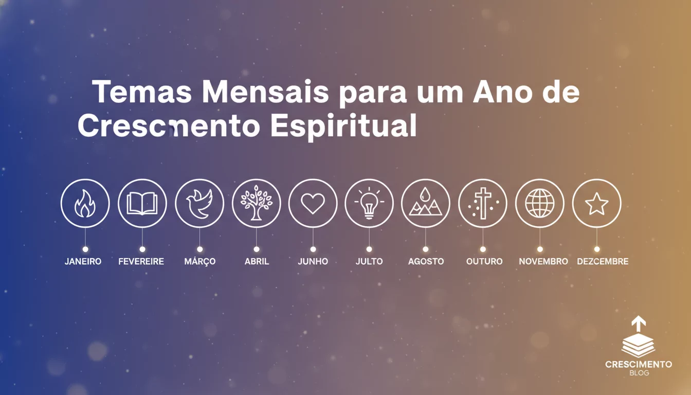 Temas Mensais para um Ano de Crescimento Espiritual