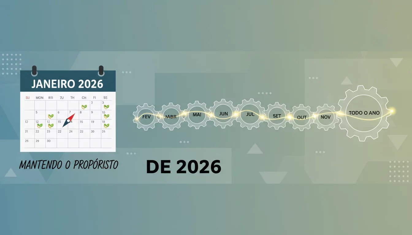 Mantendo o Propósito de Janeiro ao Longo de Todo o Ano de 2026