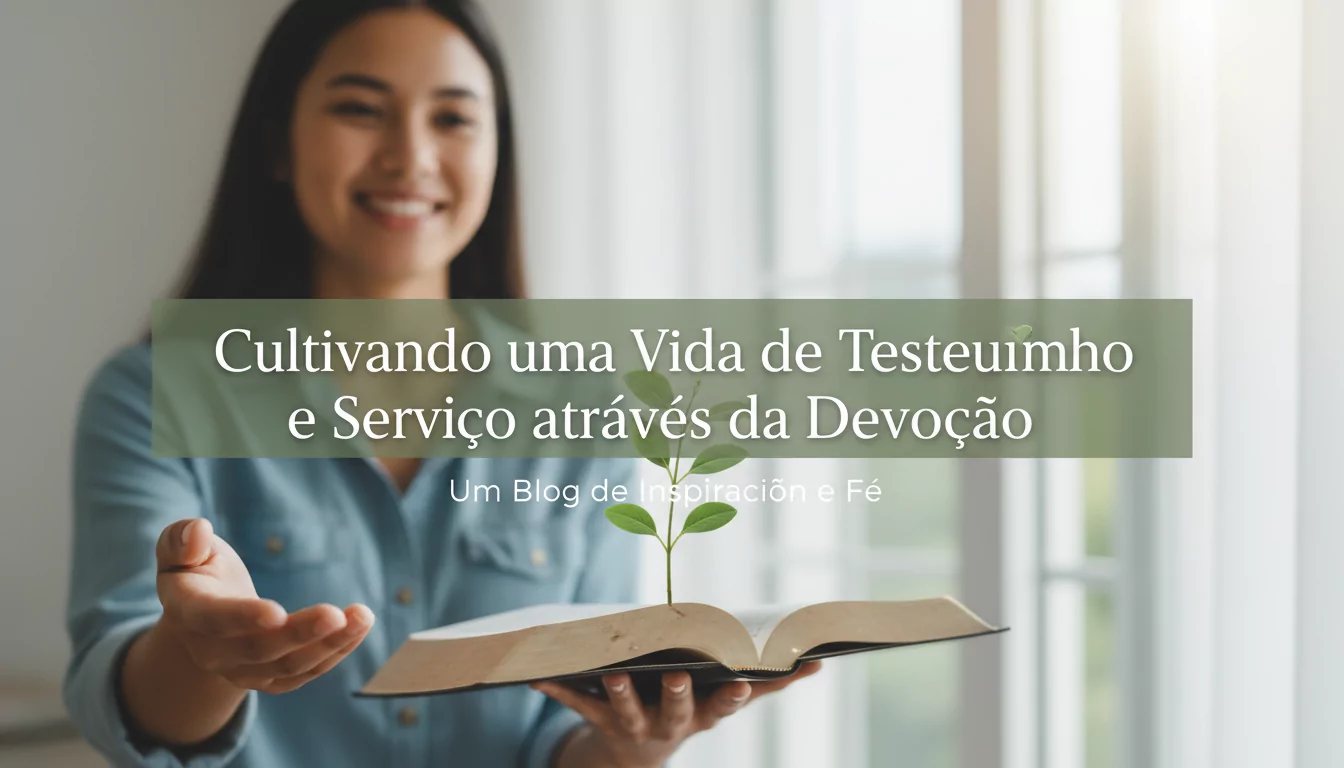Cultivando uma Vida de Testemunho e Serviço através da Devoção