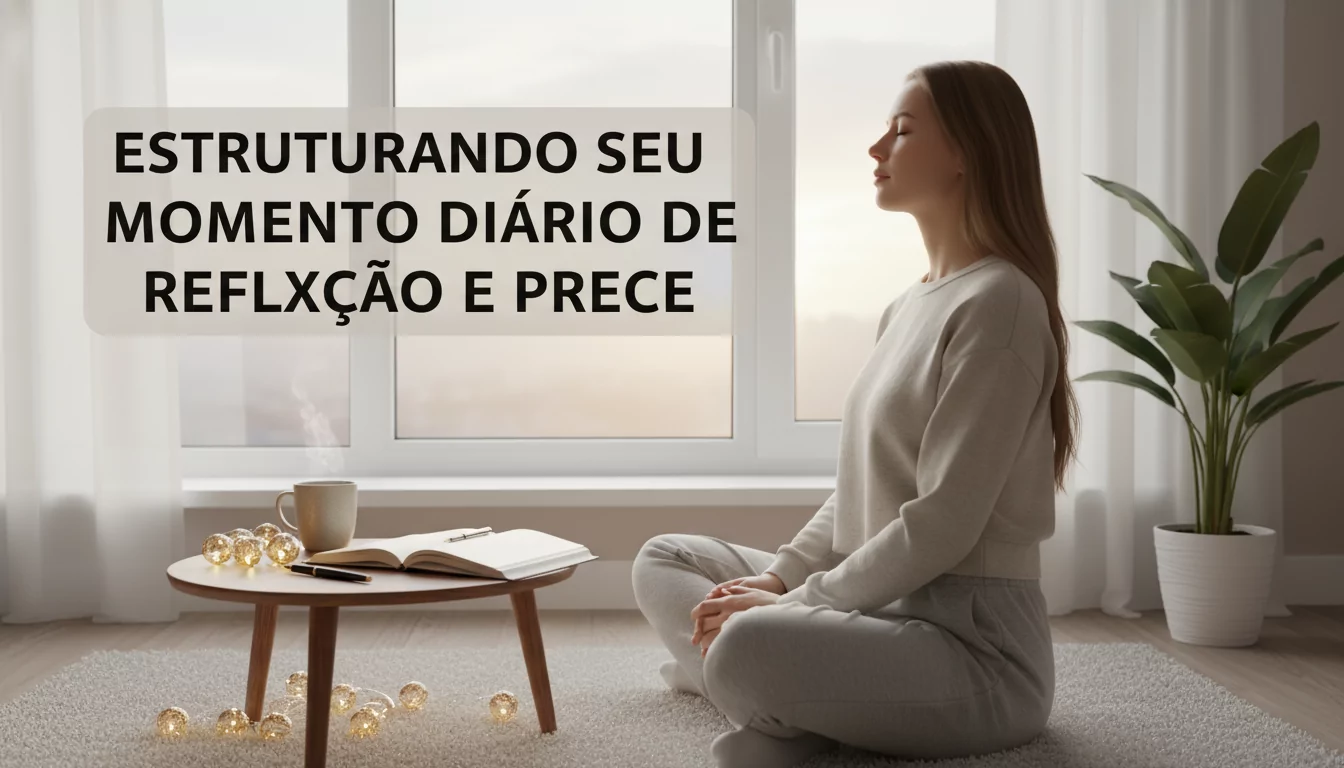 Estruturando Seu Momento Diário de Reflexão e Prece