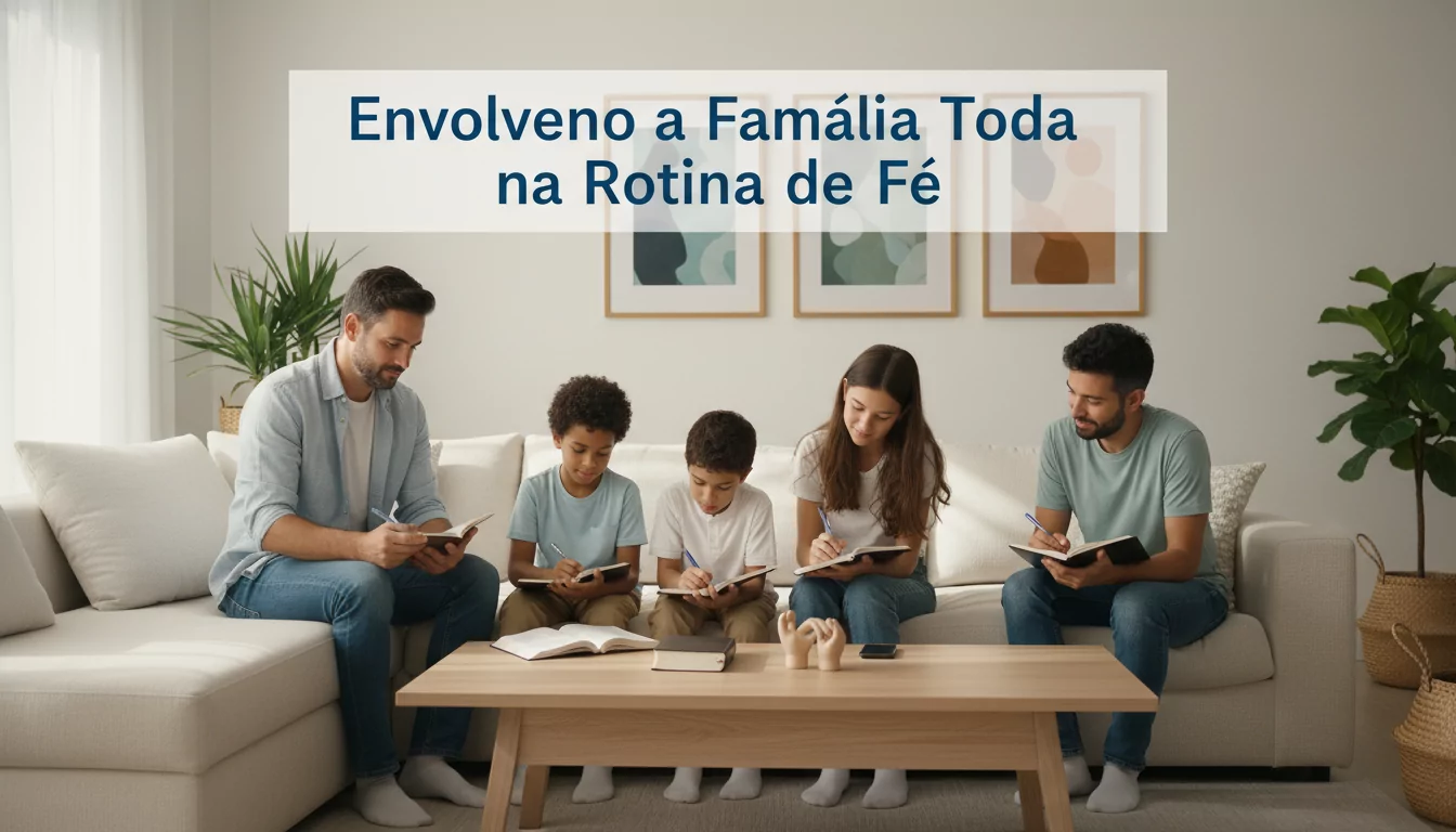 Envolvendo a Família Toda na Rotina de Fé
