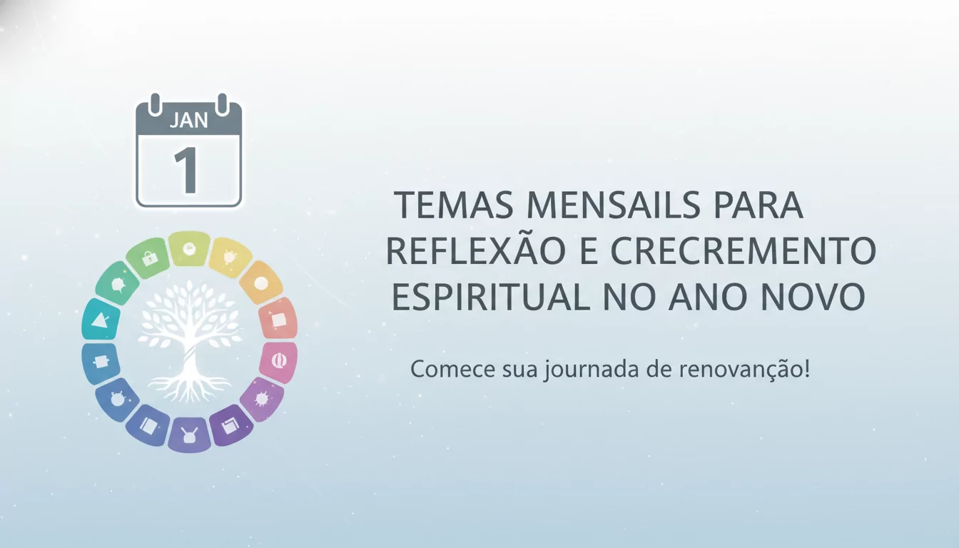 Temas Mensais para Reflexão e Crescimento Espiritual no Ano Novo