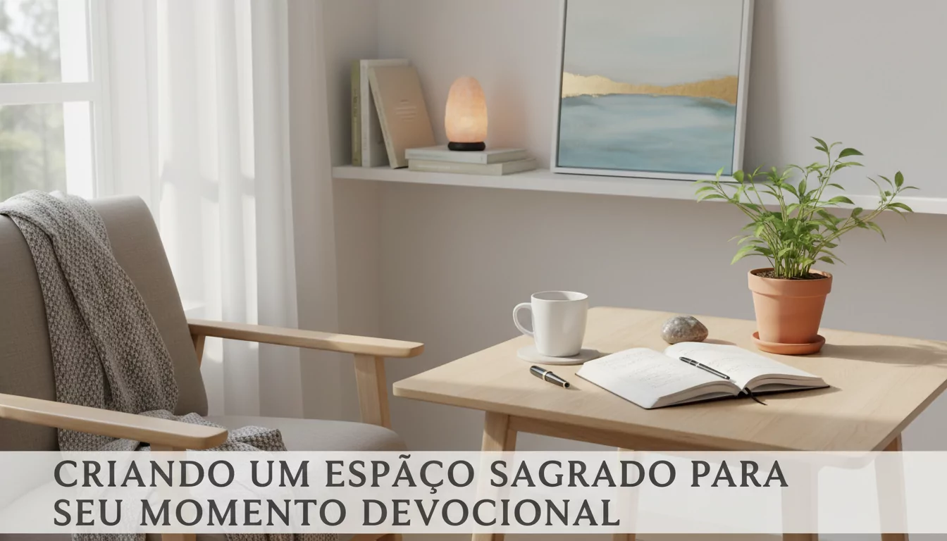 Criando um Espaço Sagrado para seu Momento Devocional