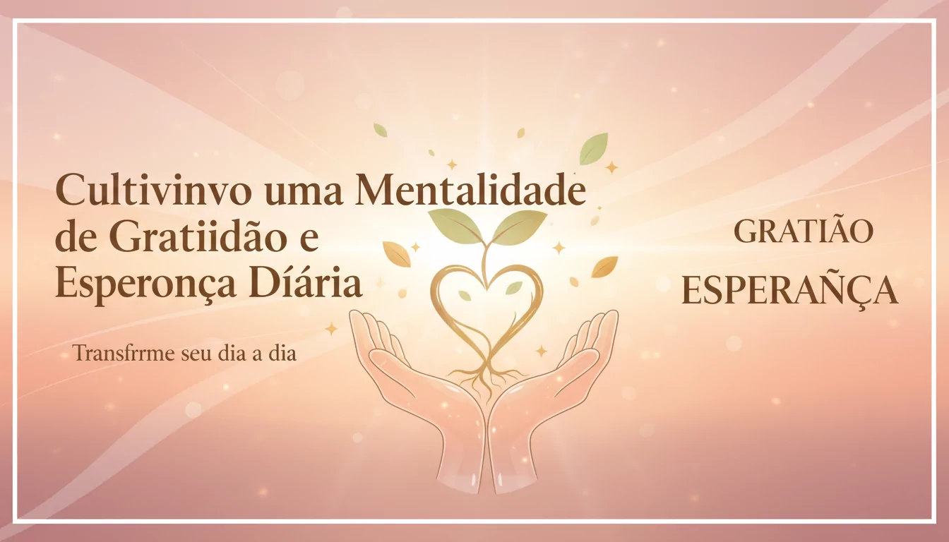 Cultivando uma Mentalidade de Gratidão e Esperança Diária