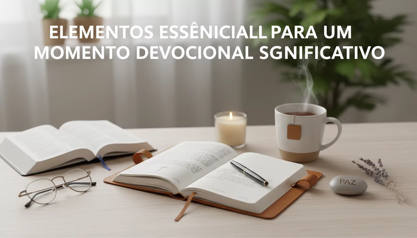 Elementos Essenciais para um Momento Devocional Significativo