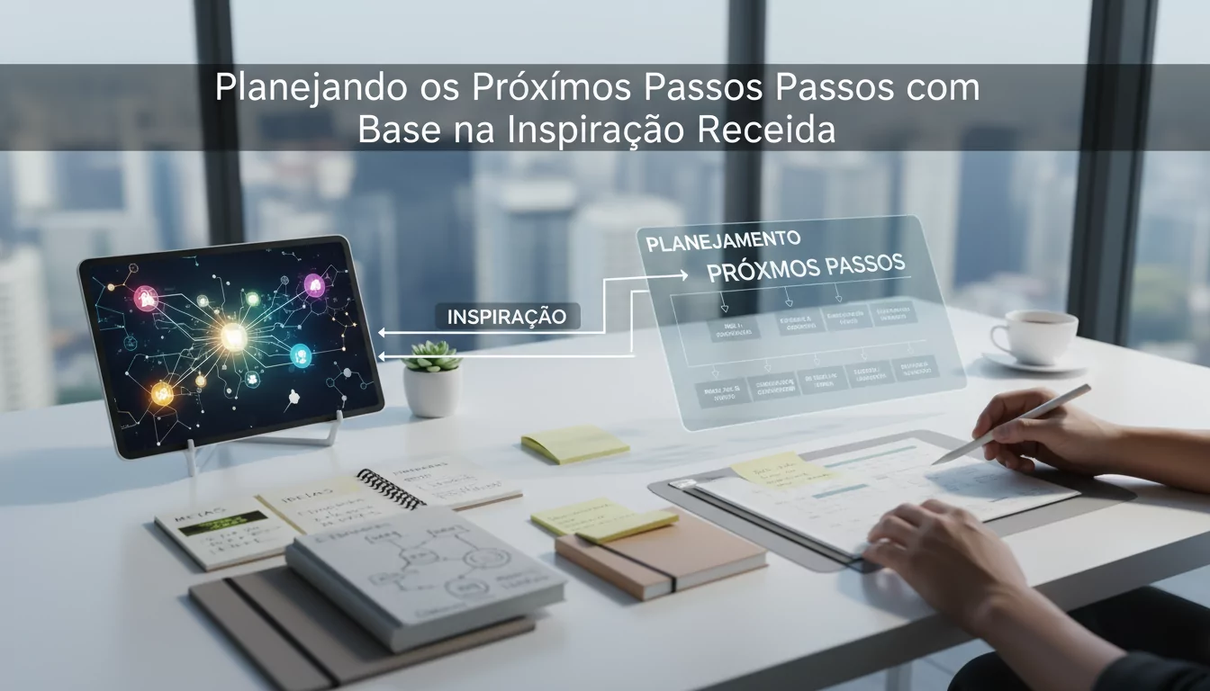 Planejando os Próximos Passos com Base na Inspiração Recebida