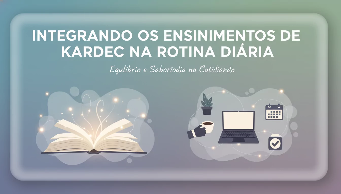 Integrando os Ensinamentos de Kardec na Rotina Diária