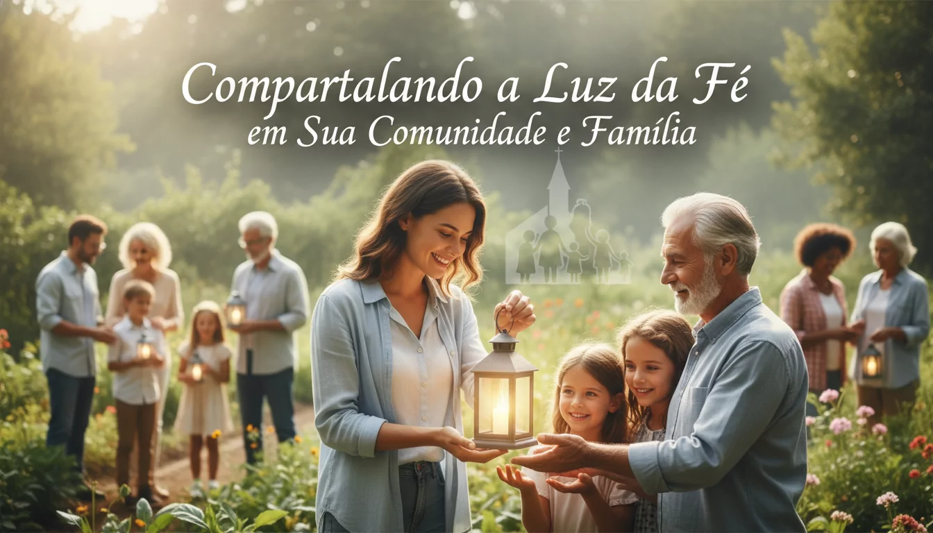 Compartilhando a Luz da Fé em Sua Comunidade e Família