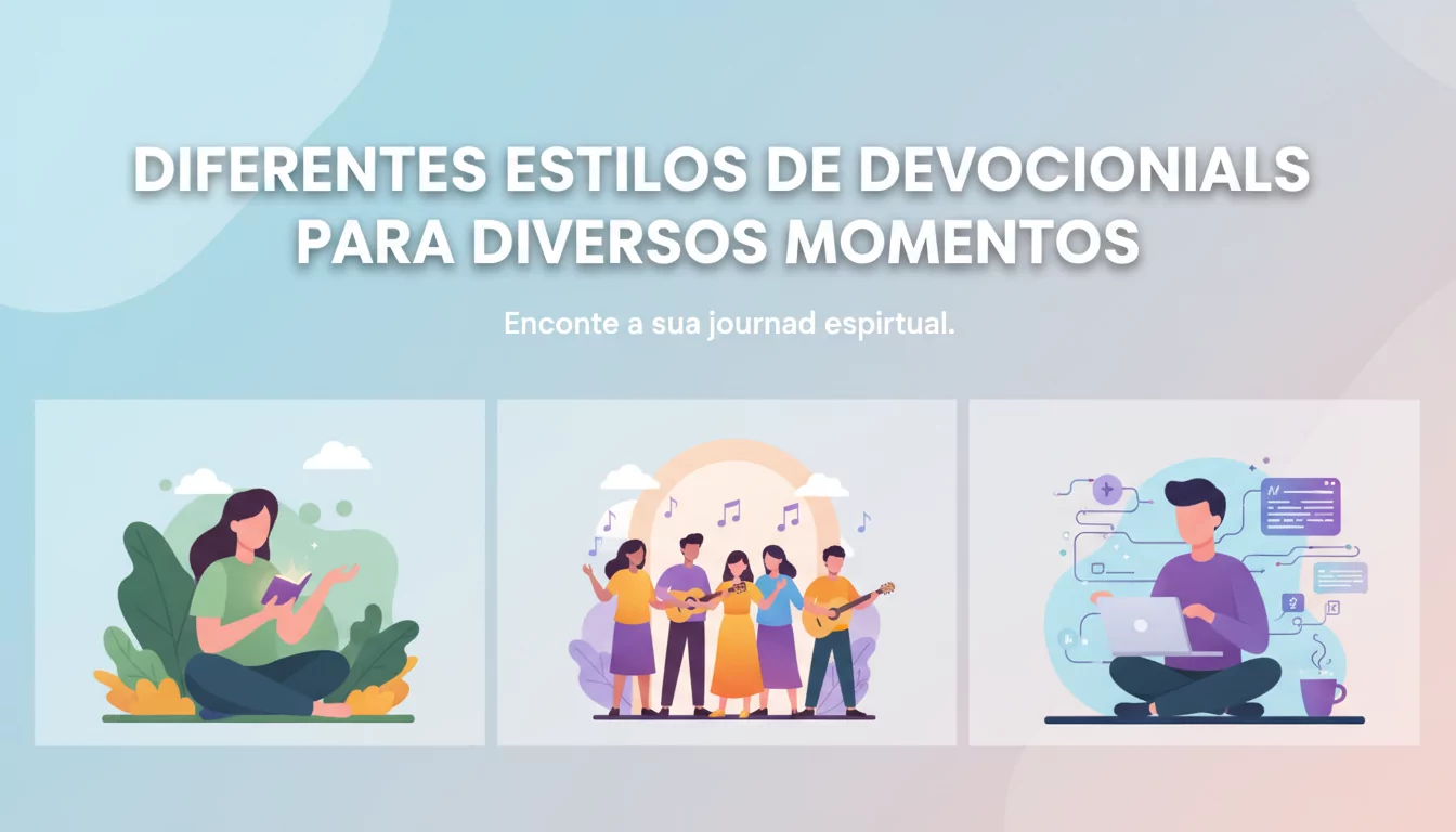 Diferentes Estilos de Devocionais para Diversos Momentos