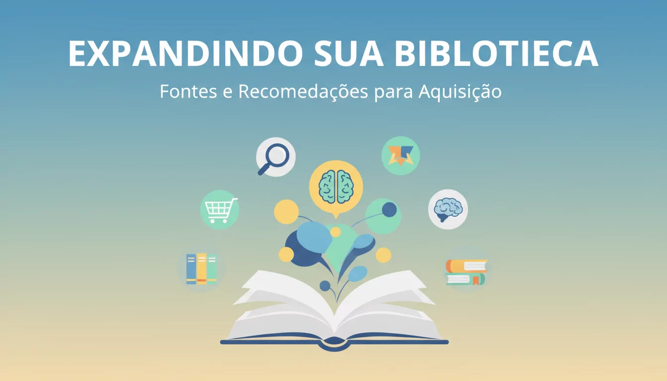 Expandindo sua Biblioteca: Fontes e Recomendações para Aquisição
