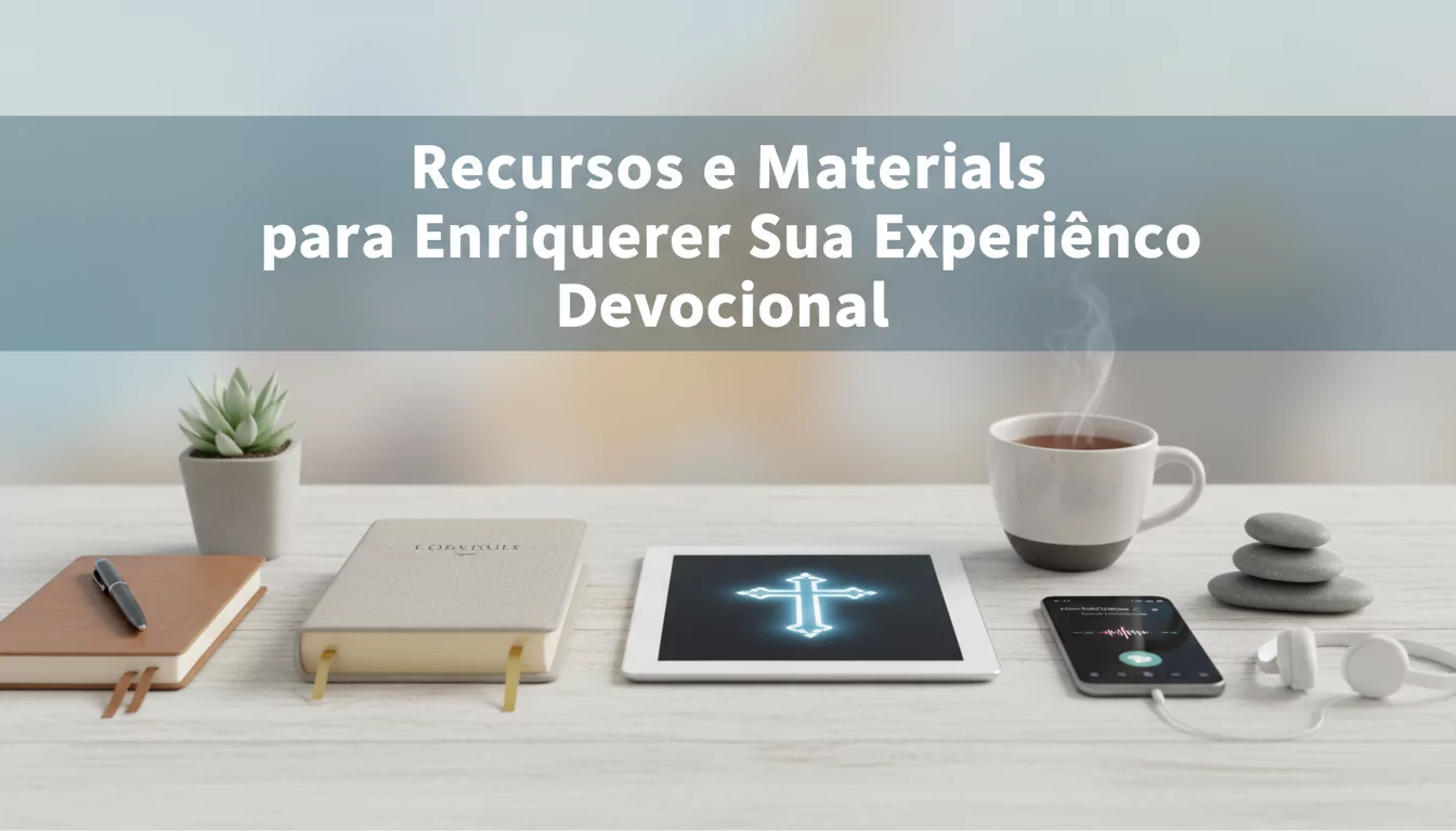 Recursos e Materiais para Enriquecer Sua Experiência Devocional