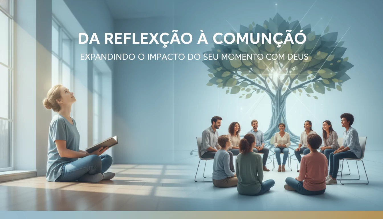 Da Reflexão à Comunhão: Expandindo o Impacto do Seu Momento com Deus