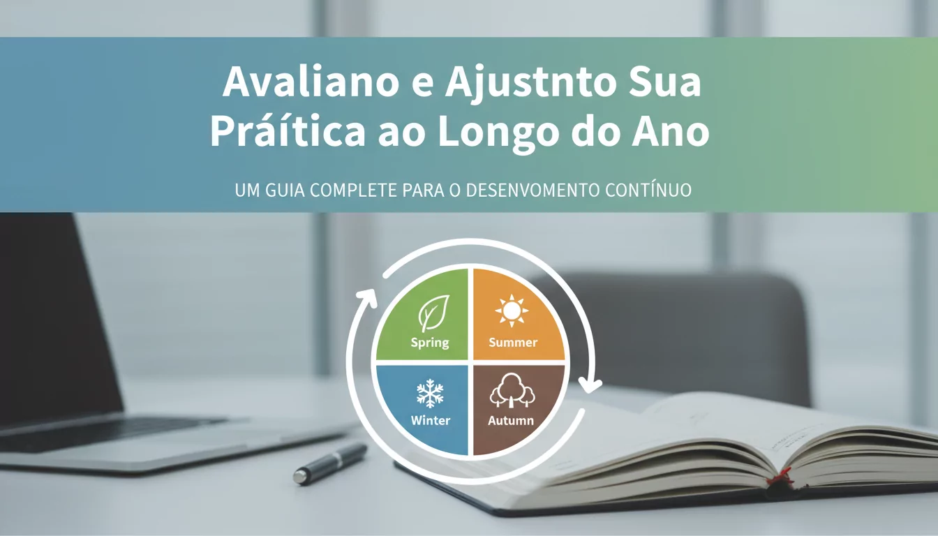 Avaliando e Ajustando Sua Prática ao Longo do Ano