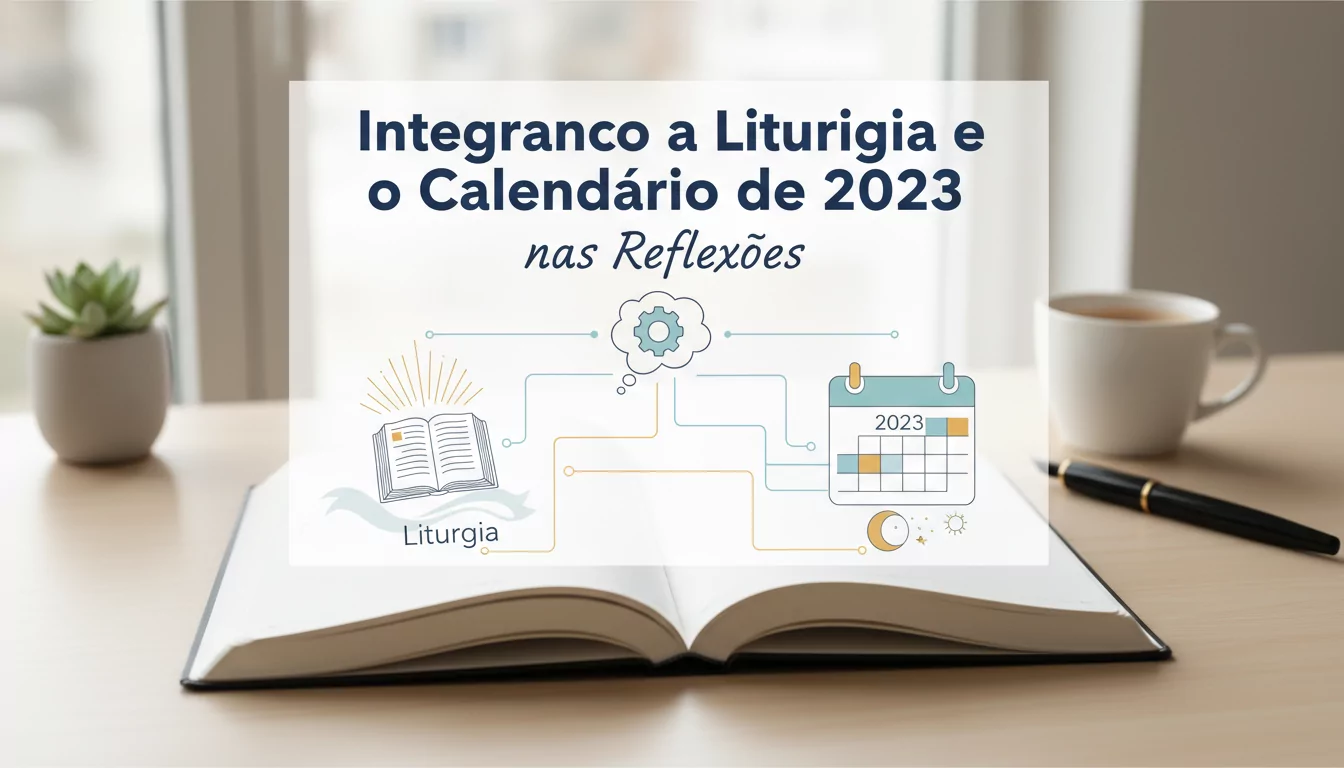 Integrando a Liturgia e o Calendário de 2023 nas Reflexões