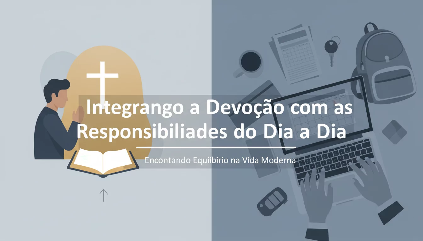 Integrando a Devoção com as Responsabilidades do Dia a Dia