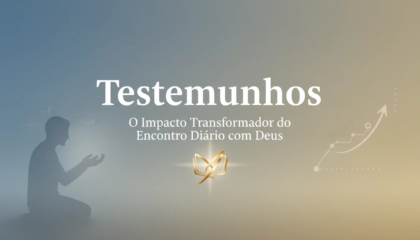 Testemunhos: O Impacto Transformador do Encontro Diário com Deus Testemunhos: O Impacto Transformador do Encontro Diário com Deus