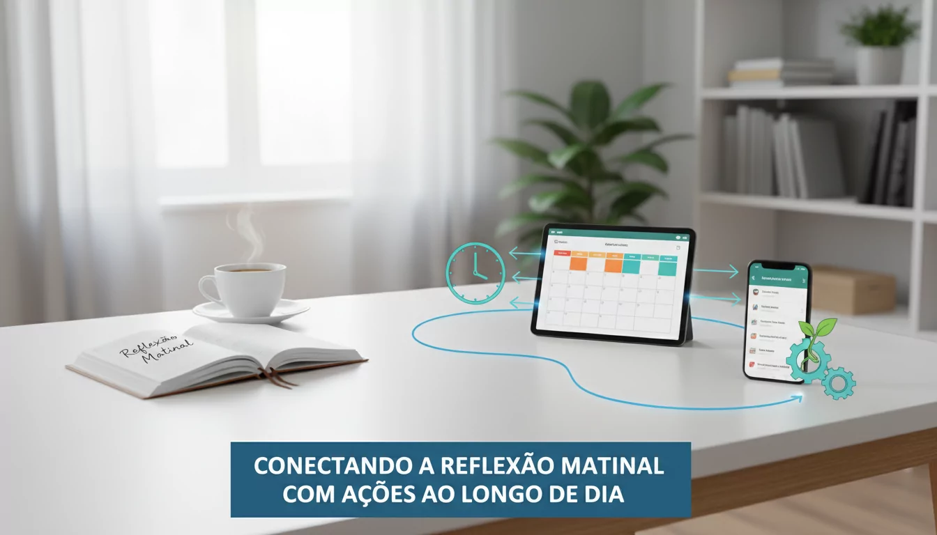Conectando a Reflexão Matinal com Ações ao Longo do Dia