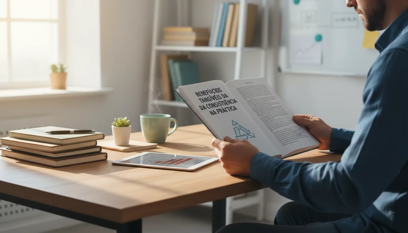 Benefícios Tangíveis da Consistência na Prática com um Livro