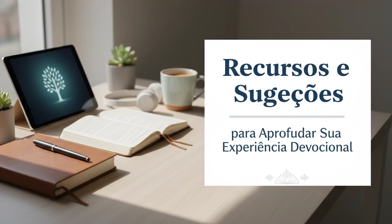 Recursos e Sugestões para Aprofundar Sua Experiência Devocional