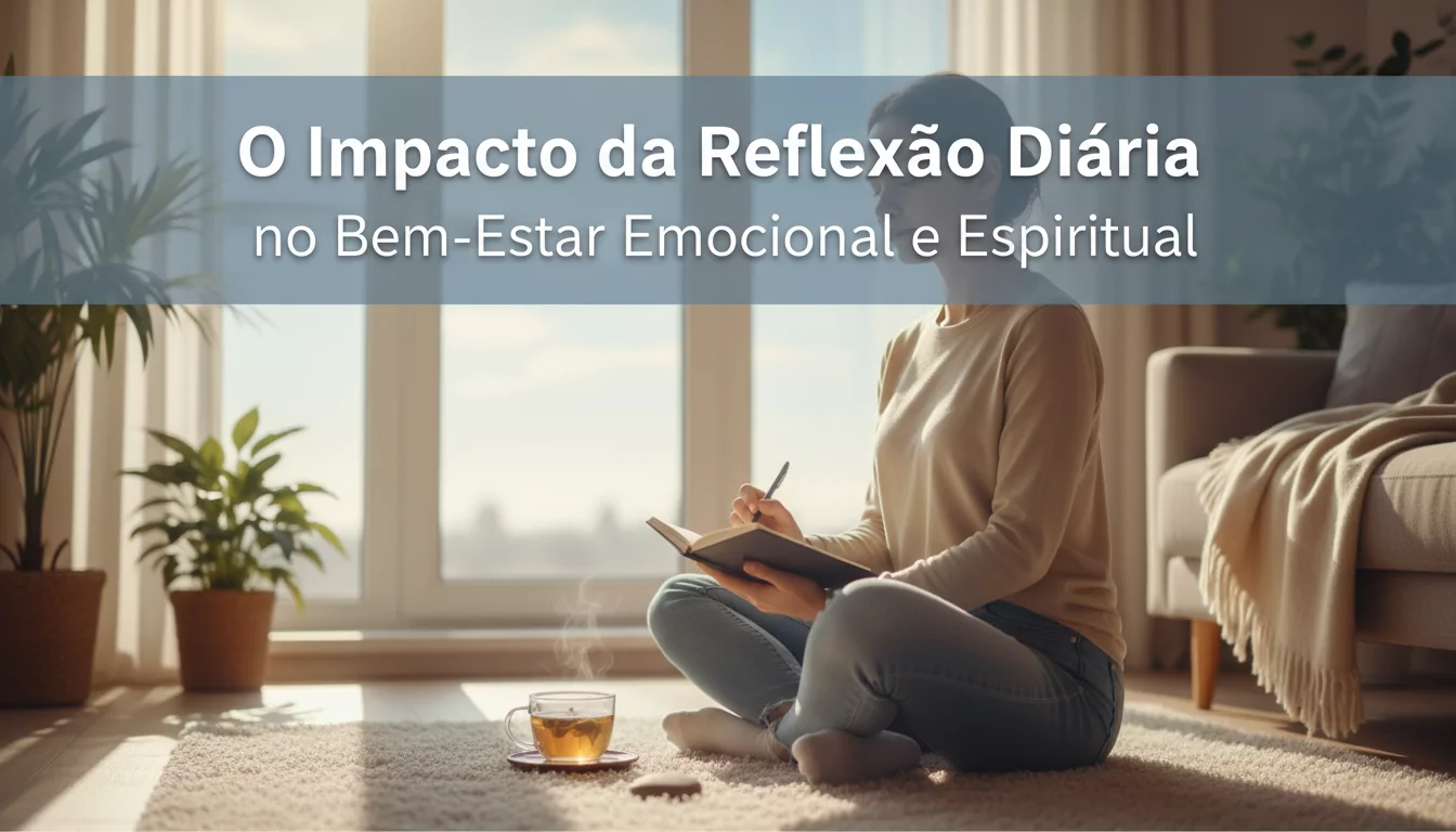 O Impacto da Reflexão Diária no Bem-Estar Emocional e Espiritual O Impacto da Reflexão Diária no Bem-Estar Emocional e Espiritual