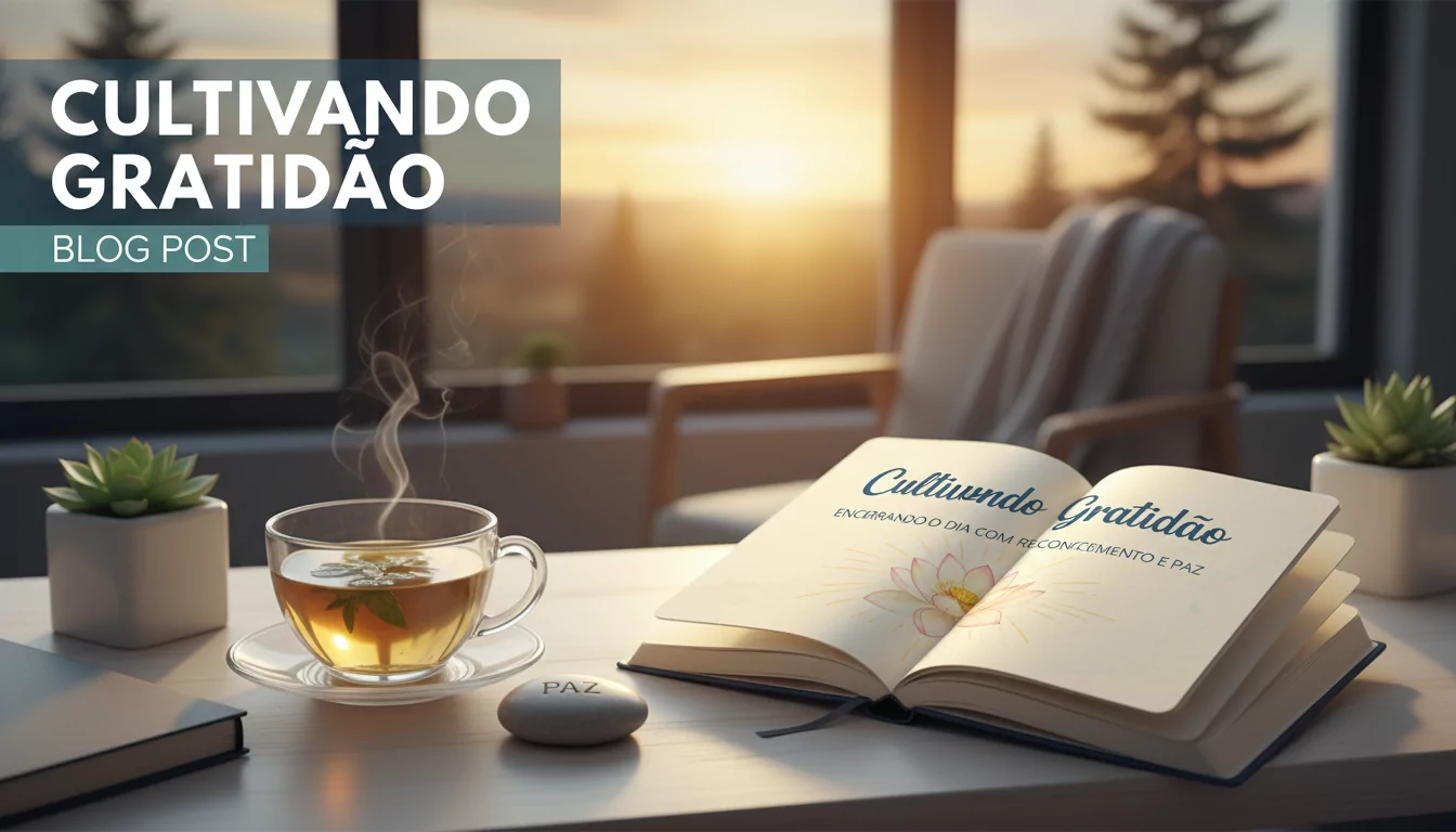 Cultivando Gratidão: Encerrando o Dia com Reconhecimento e Paz