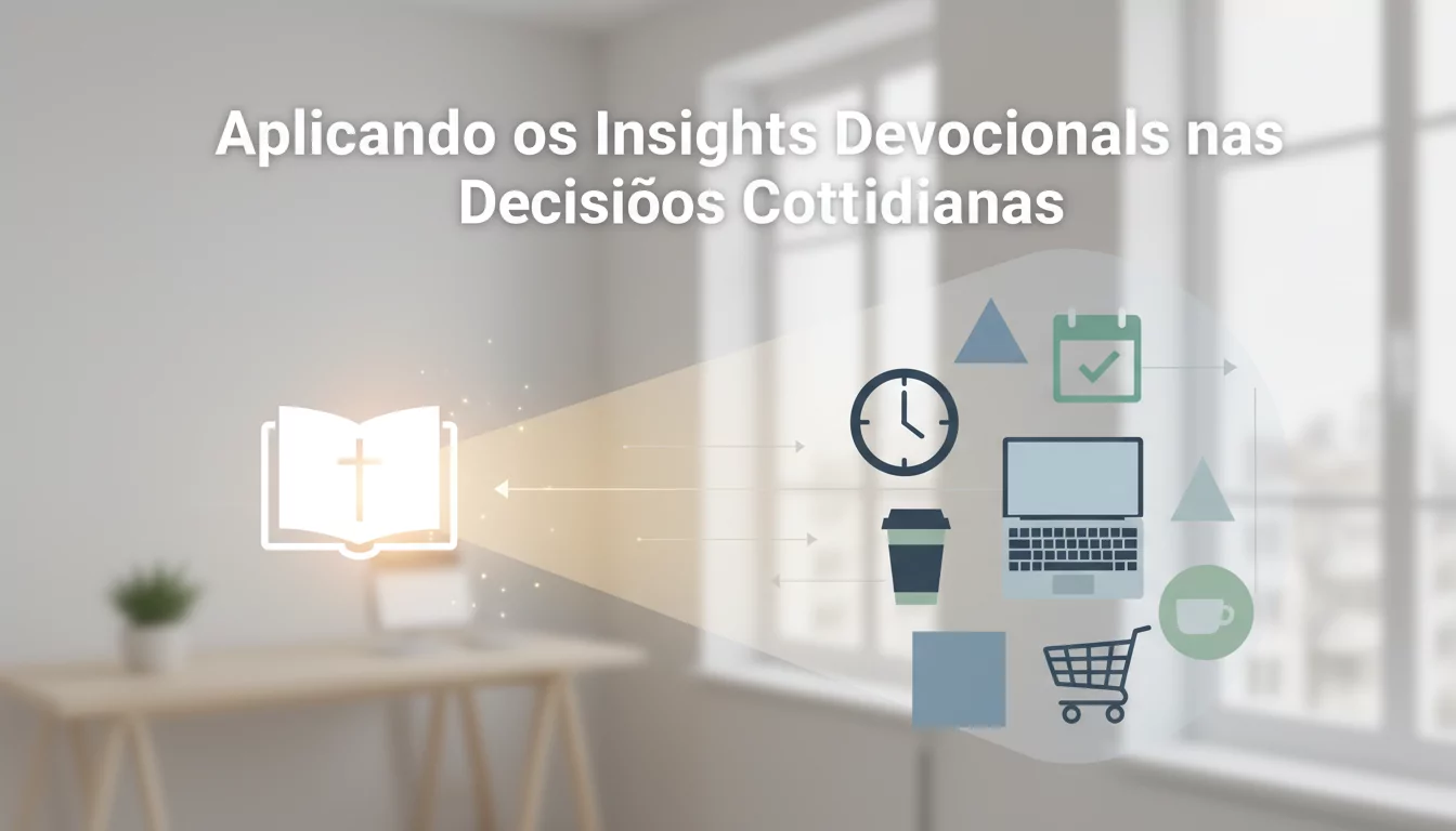 Aplicando os Insights Devocionais nas Decisões Cotidianas