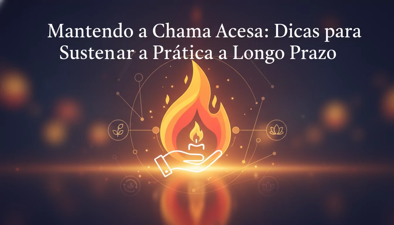 Mantendo a Chama Acesa: Dicas para Sustentar a Prática a Longo Prazo