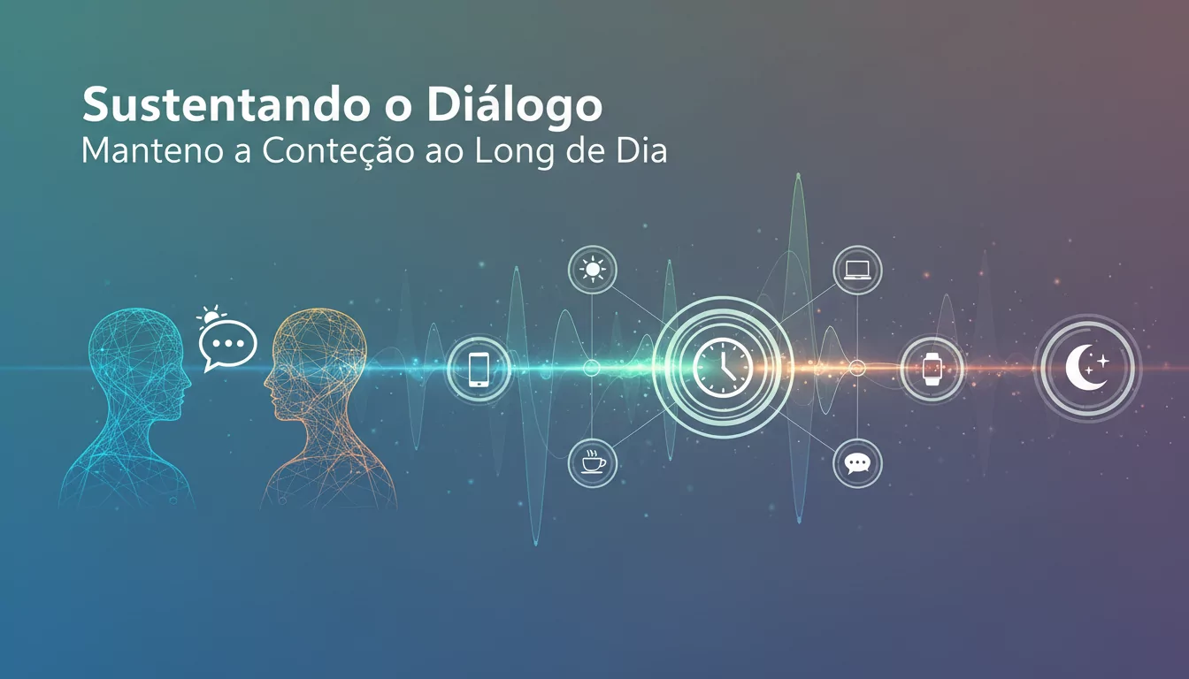Sustentando o Diálogo: Mantendo a Conexão ao Longo do Dia
