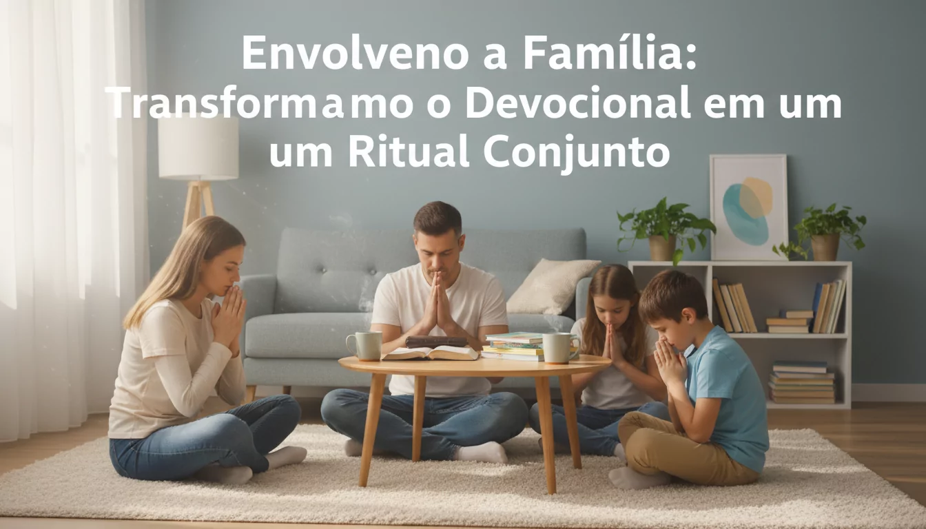 Envolvendo a Família: Transformando o Devocional em um Ritual Conjunto