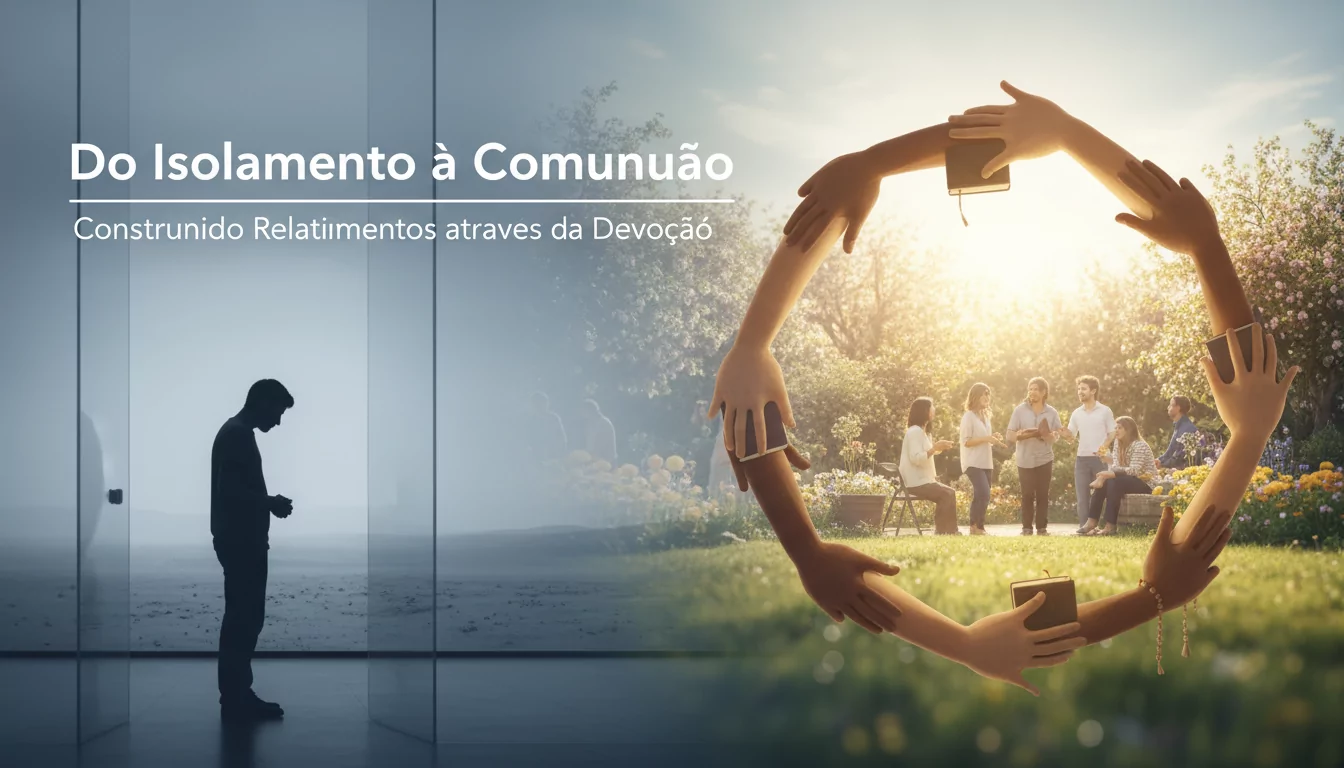 Do Isolamento à Comunhão: Construindo Relacionamentos através da Devoção