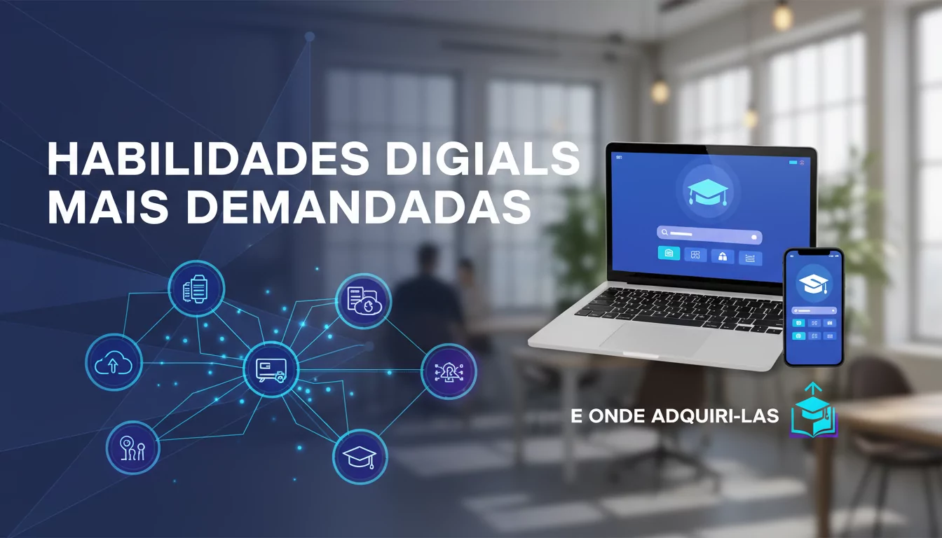 Habilidades Digitais Mais Demandadas e Onde Adquiri-las