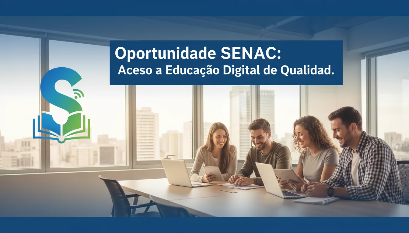 Oportunidade SENAC: Acesso a Educação Digital de Qualidade