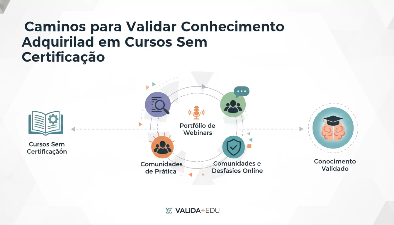 Caminhos para Validar Conhecimento Adquirido em Cursos Sem Certificação