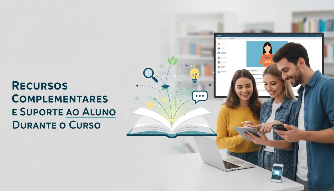 Recursos Complementares e Suporte ao Aluno Durante o Curso