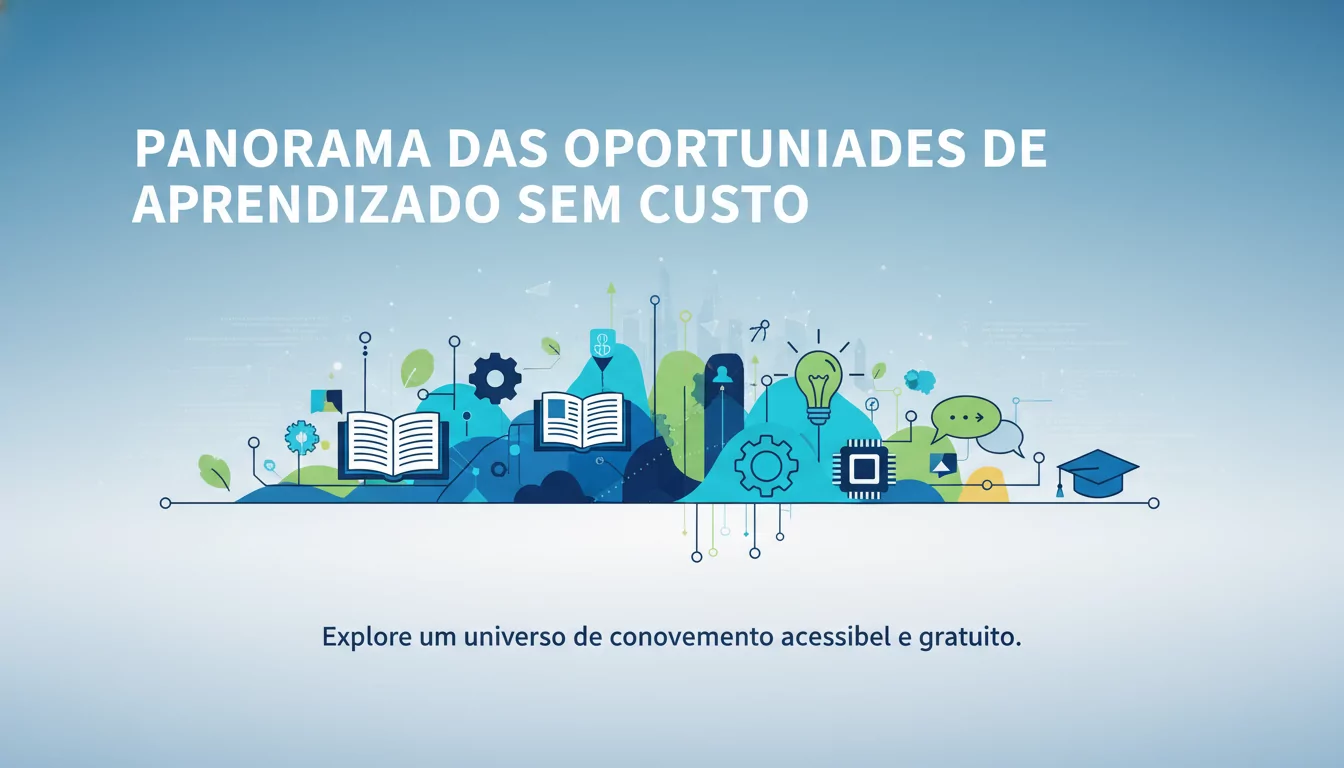 Panorama das Oportunidades de Aprendizado Sem Custo