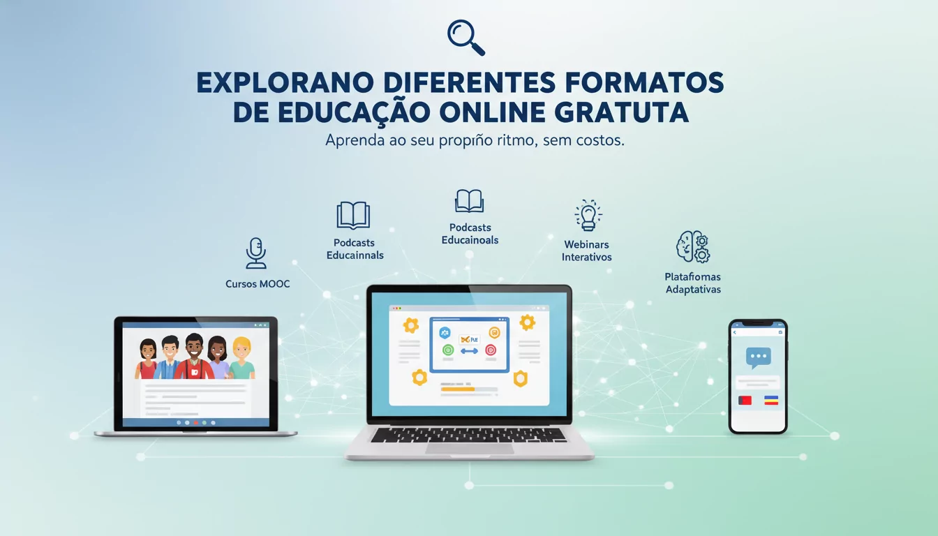 Explorando Diferentes Formatos de Educação Online Gratuita